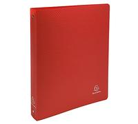 Classeur 4 anneaux 30mm polypropylène OPAK - A4 Maxi - Rouge