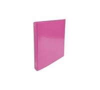 Exacompta Classeur 4 Anneaux 30mm Iderama En Carte 18/10ème. Dos 4 Cm, Format A4. Coloris Rose