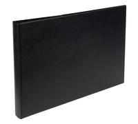 Exacompta Classeur à anneaux A3 à l'italienne en PVC - 4 anneaux - Dos 4 cm - Gris