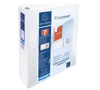 Exacompta 10x Classeur PP 4 anneaux en D 60mm A4 maxi Blanc 51845E