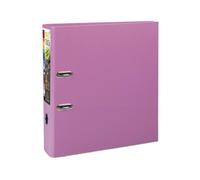 EXACOMPTA - Classeur à levier - Extra large - Dos 80mm - 24,2 x 29,7 - Carton F.S.C - Remborde polypropylène - Rose