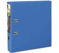 Exacompta Classeur à levier Prem'Touch A4+ dos 8 cm plastifié bleu