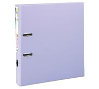 Exacompta Classeur à levier Prem'Touch A4 maxi - Dos 50 mm, int. et ext. polypropylène - Lilas