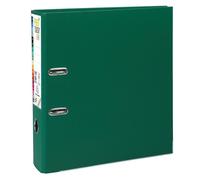 Classeur à levier Prem'Touch intérieur et extérieur en polypropylène - Dos 80mm - A4 maxi - Vert foncé