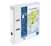 Classeur à levier plastifié personnalisable - Dos 7 cm - Blanc - Exacompta