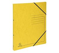 Exacompta Classeur Carte Lustrée Imprimée A4 2 Anneaux Jaune
