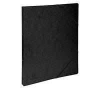 Exacompta Classeur Carte Lustrée Imprimée A4 2 Anneaux Noir
