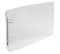 Classeur pour fiches bristol 125x200 2 anneaux 25mm polypropylène Crystal colours - Cristal