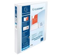 Classeur 2 anneaux plastifié Exacompta KREACOVER® personnalisable A4+ - Dos 4,7 cm blanc