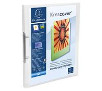 Exacompta Classeur PP Souple Personnalisable A4 2 Anneaux Incolore