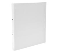 Exacompta Classeur 2 anneaux carton plastifié A4 dos 4 cm blanc