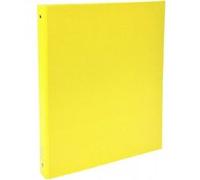 EXACOMPTA Classeur rembordé PP, A4, 4 anneaux, jaune G