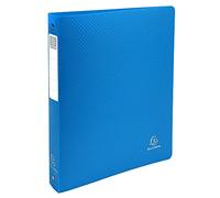 Exacompta Classeur Rigide A4 4 Anneaux Bleu Clair
