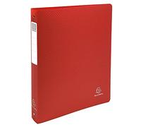 Classeur 4 anneaux 30mm polypropylène OPAK rigide 10/10e - A4 Maxi. - Rouge