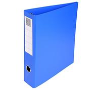 Exacompta - réf. 51742E - 1 Classeur rembordé PVC - 4 anneaux en D de 50 mm sur la 3ème de couverture - Dos 70 mm - Dimensions extérieures : 32 x 29 cm - Format à classer A4 Maxi - Coloris : bleu