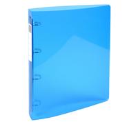 Exacompta Classeur souple 4 anneaux 30 mm A4 IDERAMA - Polypropylène - Dos 4 cm - Bleu ciel