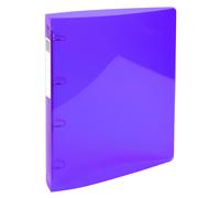 Classeur 4 anneaux 30mm IDERAMA PP polypropylène 7/10e - A4 maxi - Violet