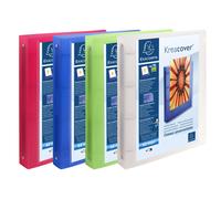 Exacompta 12x Classeur 4 anneaux 30mm PP 10/10e A4 maxi assort. 51869E
