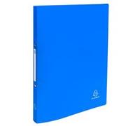 Exacompta Classeur Opak 2 anneaux 15 mm A4 plastifié Dos 2 cm Bleu
