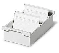 Exacompta Classic Bac à fiches 34,70 x 31,90 x 13,70 cm Gris Lumière