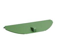 Exacompta Classic Corbeille à papier 22,80 x 8 x 2 cm Vert horizon