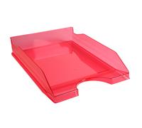 Corbeille à courrier Ecotray Linicolor - Framboise