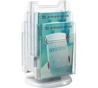 Exacompta Distributeur de prospectus tourniquet table 6 Compartiments A4 60558D