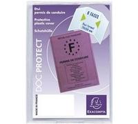 Exacompta : Etui de Protection 3 volets Permis de Conduire Format 7.3 x 10.6cm G