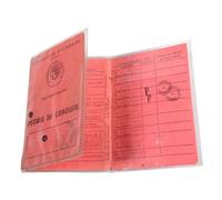 Exacompta - Réf. 5394UE - 1 étui de protection 3 volets pour carte mutuelle, carte jeune au format inférieur à 12,5 x 26,4 cm déplié - étui 6 faces en PVC lisse - Usage intensif - Couleur cristal