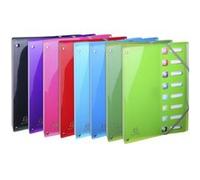 Trieur extensible en polypropylène 8 compartiments IDERAMA PP - A4 - Couleurs assorties