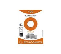 Exacompta Fiches Bristol, A8, Ligné, Assorti