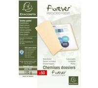 Exacompta Forever 180 Chemise A4 pour 200 feuilles rouge (pack de 50) Rouge G