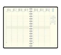 EXACOMPTA - Grille Intérieure Pour Agenda Semainier Eurotime 24 - Reliure Spiralé - Format 16 x 24 cm - Janvier 2027 à Décembre 2027 (Intérieur Vendu Sans Couverture)
