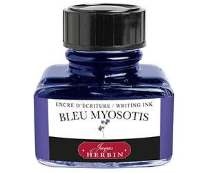 EXACOMPTA Herbin 13015T - Un flacon d'encre 30 ml pour stylo-plumes et stylos roller, Bleu myosotis