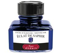 EXACOMPTA Herbin 13016T - Un flacon d'encre 30 ml pour stylo-plumes et stylos roller, Eclat de saphir
