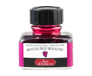 EXACOMPTA Herbin 13028T - Un flacon d'encre 30 ml pour stylo-plumes et stylos roller, Rouge bourgogne