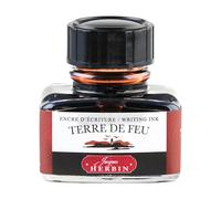 EXACOMPTA Herbin 13047T - Un flacon d'encre 30 ml pour stylo-plumes et stylos roller, Terre de feu