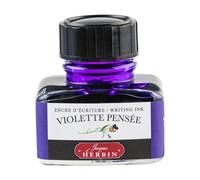 EXACOMPTA Herbin 13077T - Un flacon d'encre 30 ml pour stylo-plumes et stylos roller, Violette pensée