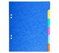 Exacompta Intercalaires Carte 180g Forever 6 Positions Format Écolier 17x22cm