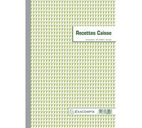 Exacompta - Livre de caisse Reçus Dupli 50 feuilles fr | 5 pièces