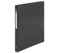 Exacompta Classeur 4 anneaux Budget A4 plastifié Dos 2 cm Noir
