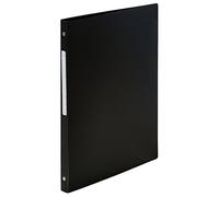 EXACOMPTA Lot de 20 Classeurs souple 4 anneaux dos 20 mm A4 noir