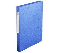 EXACOMPTA Lot de 25 Boites de classement Cartobox Dos 25mm Carte lustrée Nature Future® Bleu