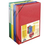 EXACOMPTA Lot de 3+1 Boîte de Classement 40 mm
