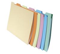 Chemise à onglet 24 x 31 cm couleurs assorties - Paquet de 60