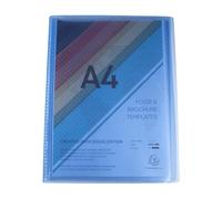 Exacompta Protège-documents Chromaline A4 200 vues Polypropylène semi-rigide Couleurs assorties