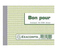 Exacompta Manifold Bon Pour Duplicatas 105 X 135 mm