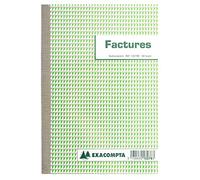 EXACOMPTA Manifold Factures 210 x 148 mm dupli autocopiant 50 feuillets