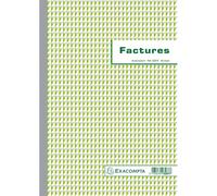 EXACOMPTA Manifold Factures avec mention TVA 29,7x21cm 50 feuillets dupli autocopiants