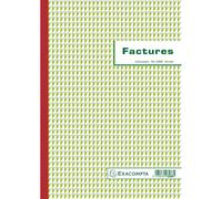 EXACOMPTA Manifold Factures avec mention TVA 29,7x21cm 50 feuillets tripli autocopiants